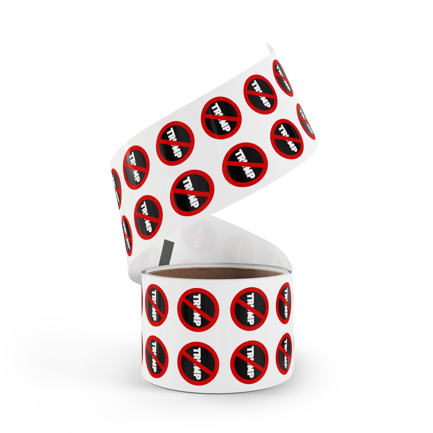 NO TRMP | Round Sticker Label Rolls