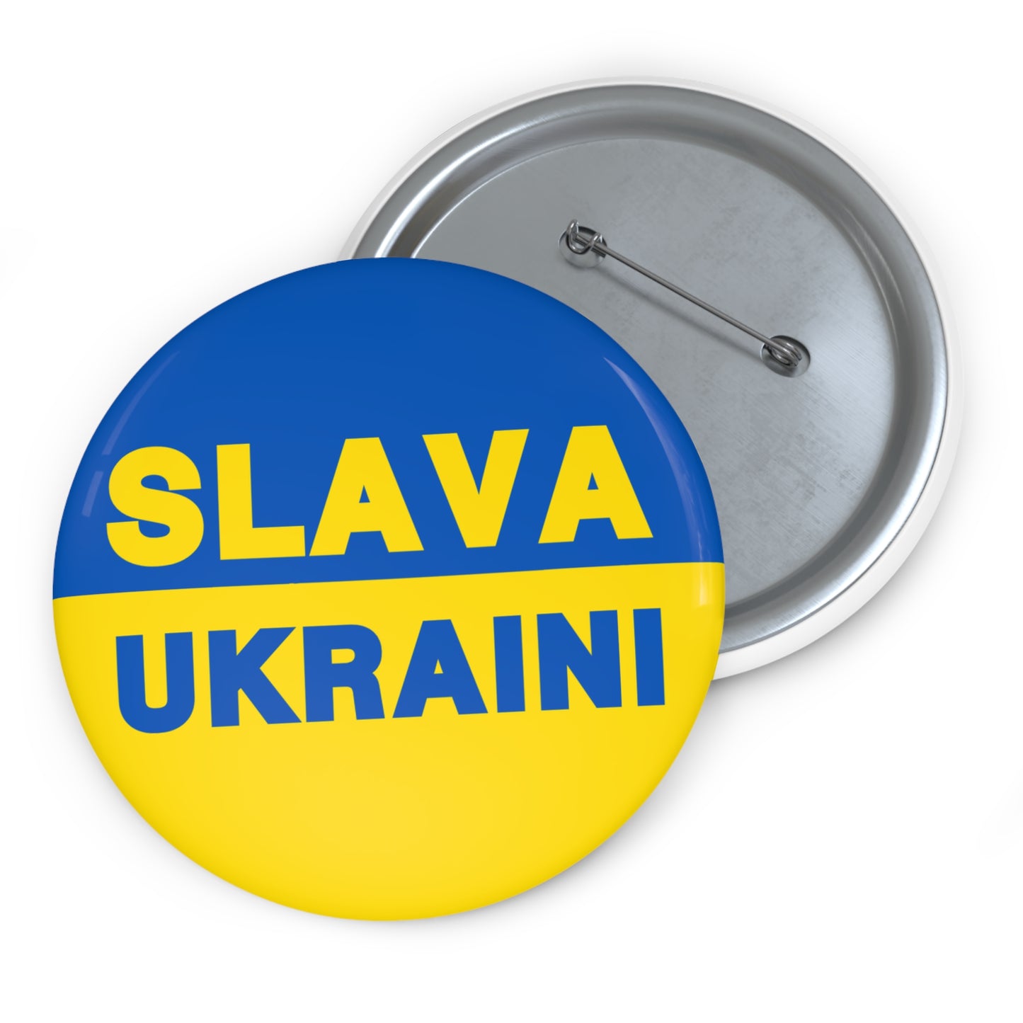 SLAVA UKRAINI | Pin Buttons (Flag)